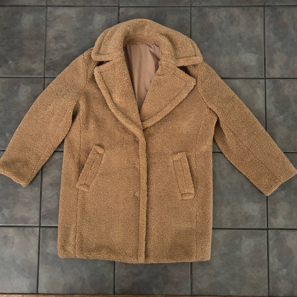 Kensie‎ Women's Camel Teddy Jacket